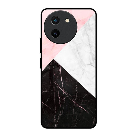 Marble Collage Art Glossy Case For Vivo T3X 5G