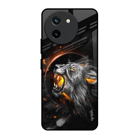 Aggressive Lion Glossy Case for Vivo T3X 5G