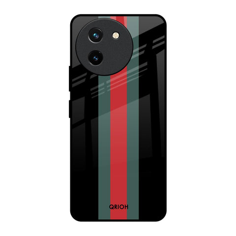 Vertical Stripes Glossy Case for Vivo T3X 5G