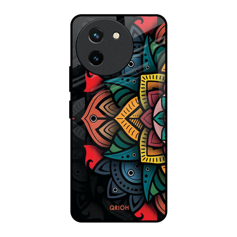 Retro Gorgeous Flower Glossy Case for Vivo T3X 5G