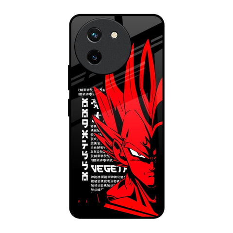 Red Vegeta Glossy Case for Vivo T3X 5G