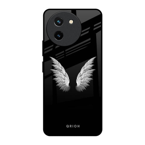 White Angel Wings Glossy Case for Vivo T3X 5G