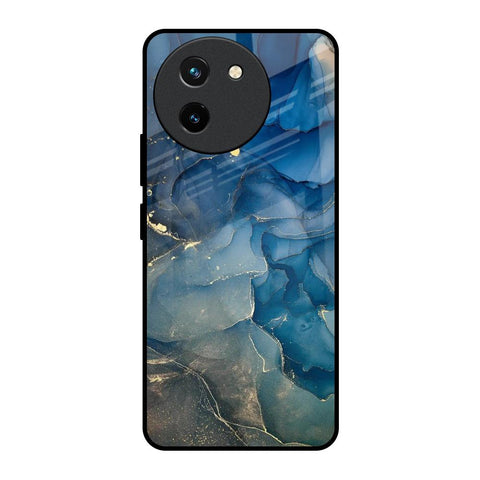 Blue Cool Marble Glossy Case for Vivo T3X 5G