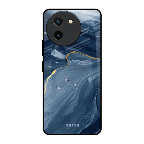 Deep Ocean Marble Glossy Case for Vivo T3X 5G