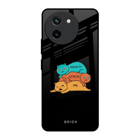 Anxiety Stress Glossy Case for Vivo T3X 5G