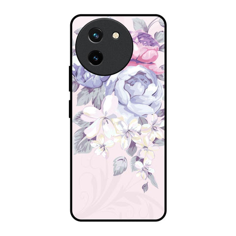 Elegant Floral Glossy Case for Vivo T3X 5G