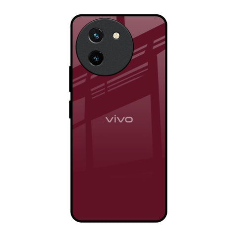 Classic Burgundy Glossy Case for Vivo T3X 5G