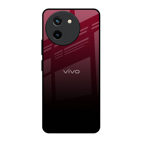 Wine Red Glossy Case For Vivo T3X 5G