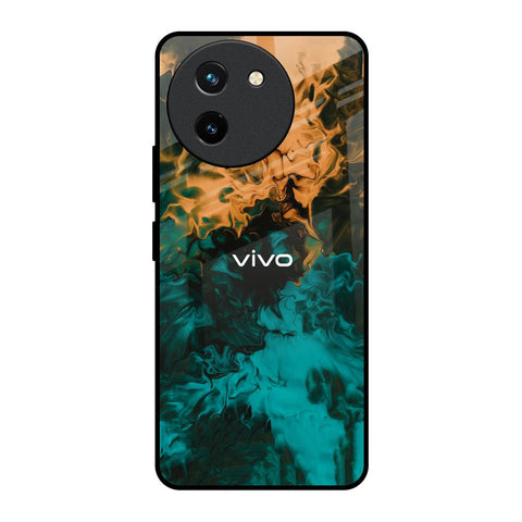 Watercolor Wave Glossy Case for Vivo T3X 5G
