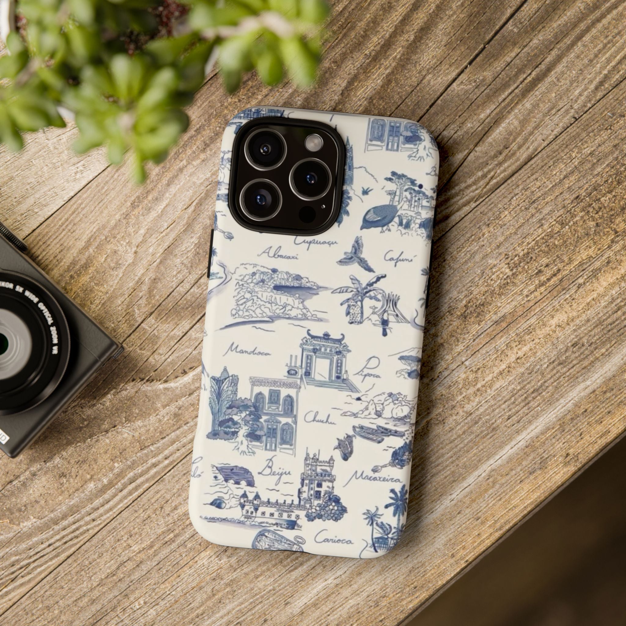 Crimson Bloom Tough Case  Available For All iPhone Models
