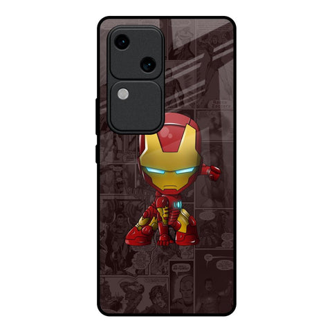 Angry Baby Super Hero Glossy Case for Vivo V30 5G