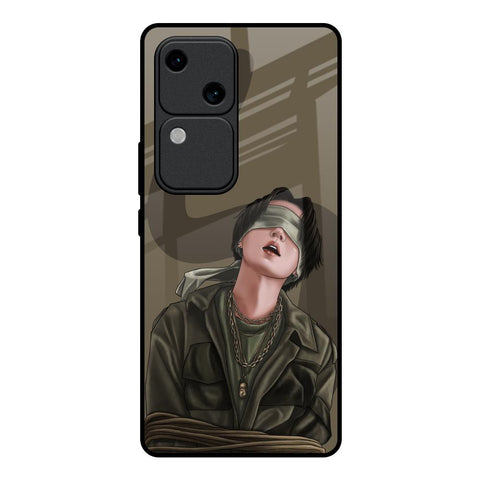 Blind Fold Glossy Case for Vivo V30 5G