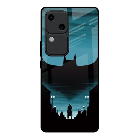 Cyan Bat Glossy Case for Vivo V30 5G