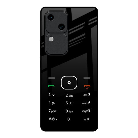 Classic Keypad Pattern Glossy Case for Vivo V30 5G