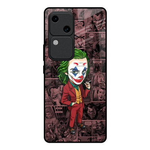 Joker Cartoon Glossy Case for Vivo V30 5G