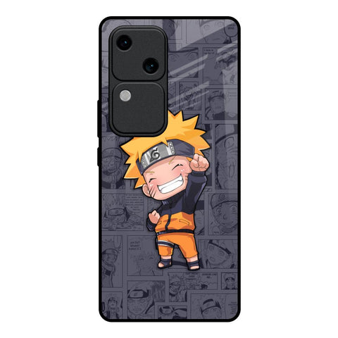 Orange Chubby Glossy Case for Vivo V30 5G