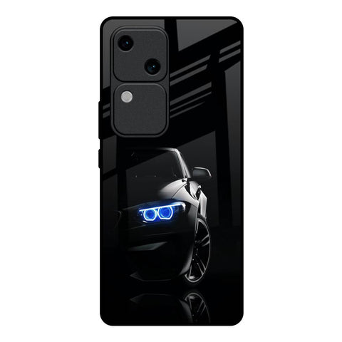 Car In Dark Glossy Case for Vivo V30 5G