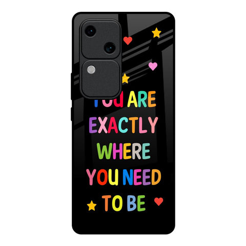Magical Words Glossy Case for Vivo V30 5G