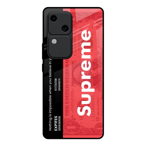 Supreme Ticket Glossy Case for Vivo V30 5G