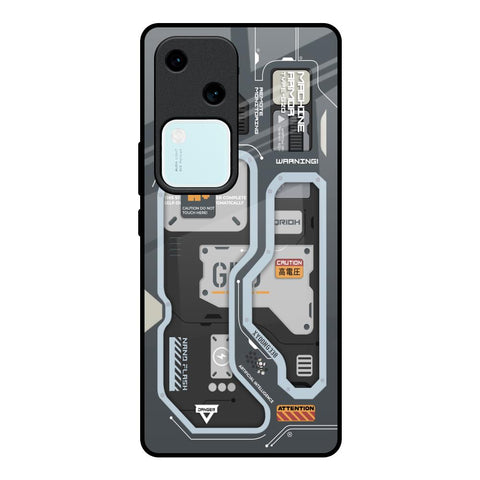 Retro Futuristic Glossy Case for Vivo V30 5G