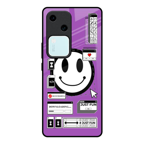 Code with Smile Glossy Case for Vivo V30 5G