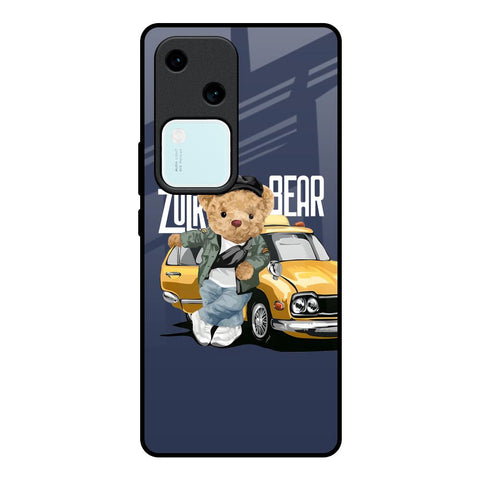 Adventurous Bear Glossy Case for Vivo V30 5G