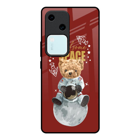 Astronaut Bear Glossy Case for Vivo V30 5G