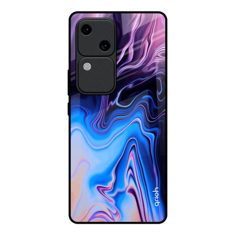 Psychic Texture Glossy Case for Vivo V30 5G