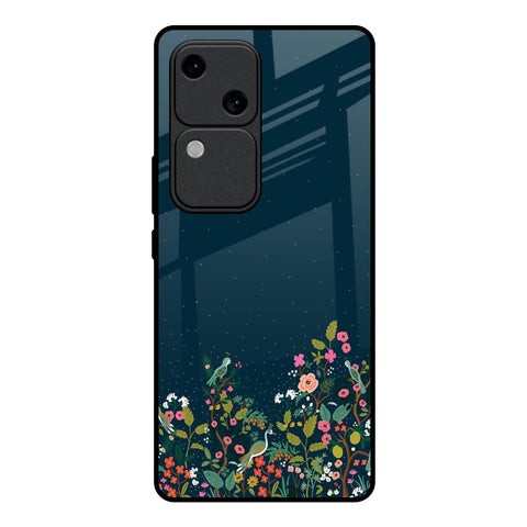 Small Garden Glossy Case For Vivo V30 5G