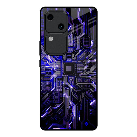 Techno Color Pattern Glossy Case For Vivo V30 5G