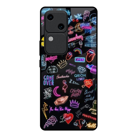Accept The Mystery Glossy Case for Vivo V30 5G