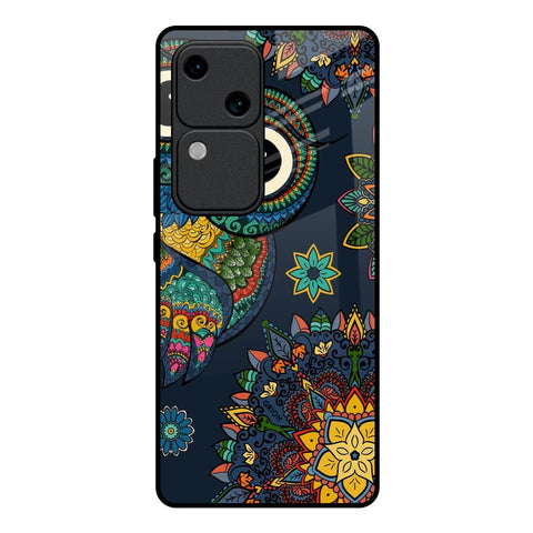 Owl Art Glossy Case for Vivo V30 5G