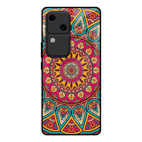 Elegant Mandala Glossy Case for Vivo V30 5G