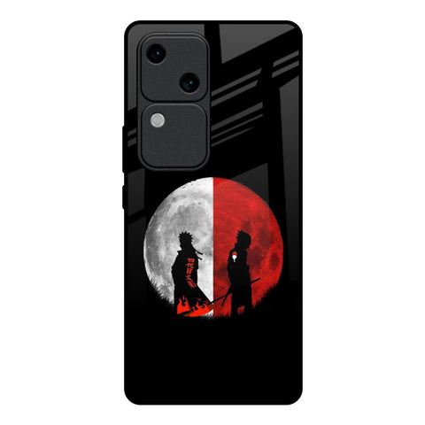 Anime Red Moon Glossy Case for Vivo V30 5G