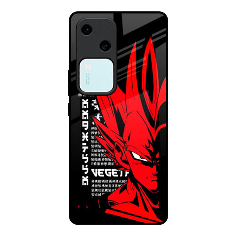 Red Vegeta Glossy Case for Vivo V30 5G
