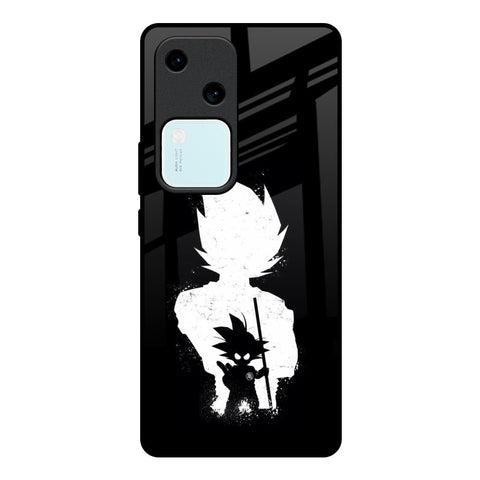 Monochrome Goku Glossy Case for Vivo V30 5G