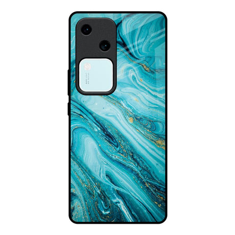 Ocean Marble Glossy Case for Vivo V30 5G