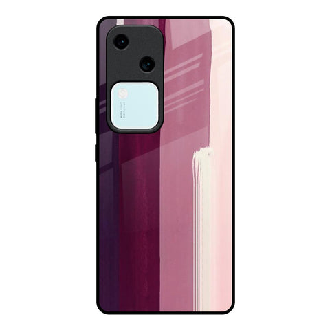 Brush Stroke Art Glossy Case for Vivo V30 5G