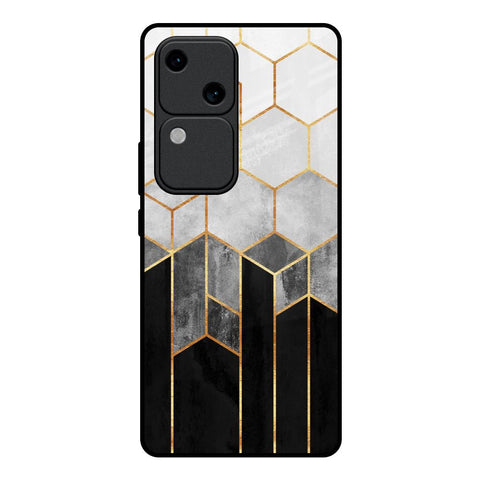 Tricolor Pattern Glossy Case for Vivo V30 5G