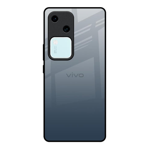 Smokey Grey Color Glossy Case For Vivo V30 5G