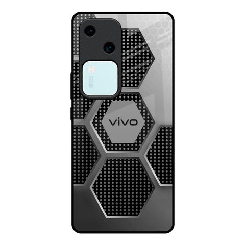 Hexagon Style Glossy Case For Vivo V30 5G