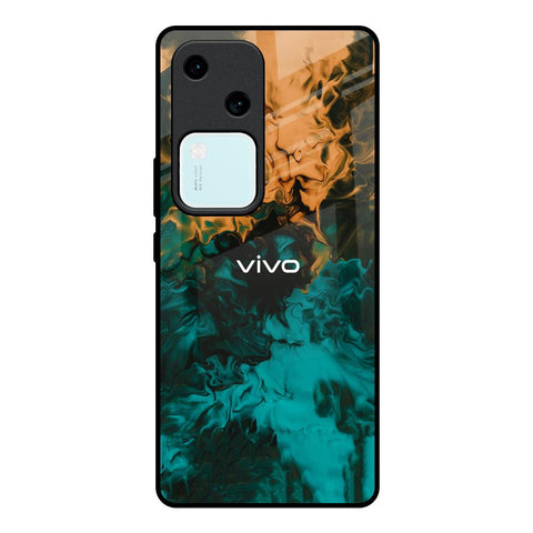 Watercolor Wave Glossy Case for Vivo V30 5G