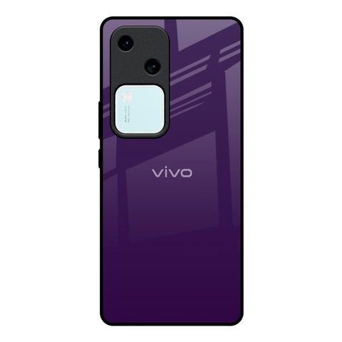 Dark Purple Glossy Case for Vivo V30 5G