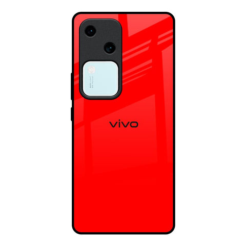 Blood Red Glossy Case for Vivo V30 5G
