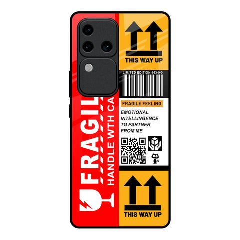 Handle With Care Glossy Case for Vivo V30 Pro 5G