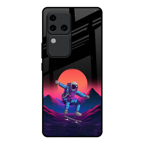 Retro Astronaut Glossy Case for Vivo V30 Pro 5G