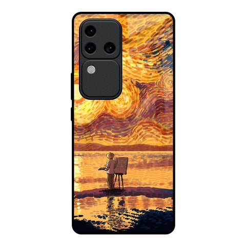 Sunset Vincent Glossy Case for Vivo V30 Pro 5G