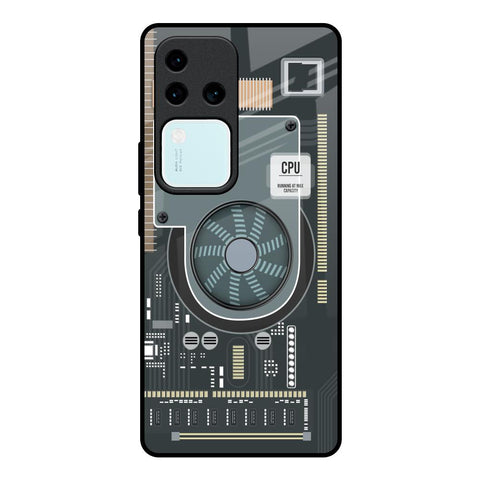 Motherboard Circuit Glossy Case for Vivo V30 Pro 5G