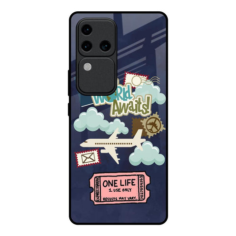 Tour The World Glossy Case For Vivo V30 Pro 5G