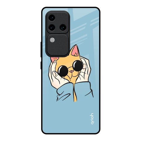 Adorable Cute Kitty Glossy Case For Vivo V30 Pro 5G